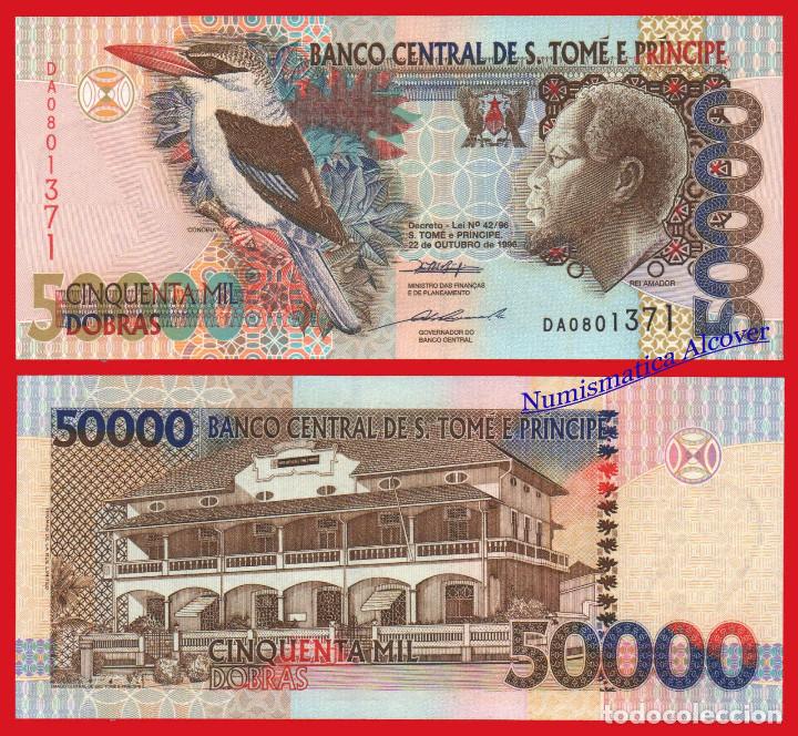 Billetes extranjeros: SANTO TOME Y PRINCIPE 50000 Dobras 1996 Pick 68a - SC