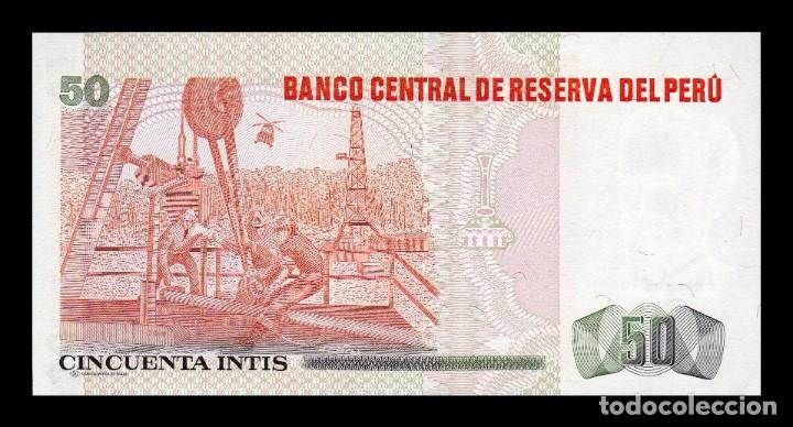 Billetes extranjeros: Per&uacute; 50 Intis 1986 Pick 131a SC UNC - Foto 2