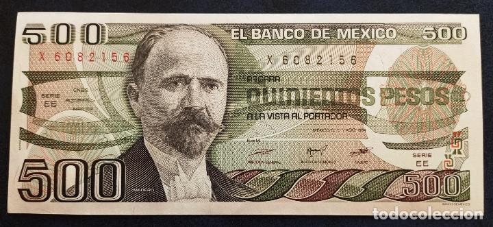 Billetes extranjeros: MEXICO BILLETE DE 500 PESOS DE 1984 P-7b