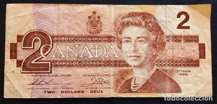 Billetes extranjeros: CANADA BILLETE DE 2 DOLLARS DE 1986 P-94b - Foto 1