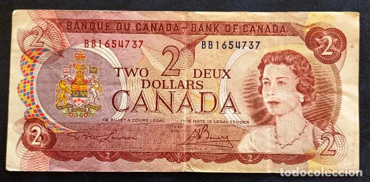 Billetes extranjeros: CANADA BILLETE DE 2 DOLLARS DE 1974 P-86a - Foto 1