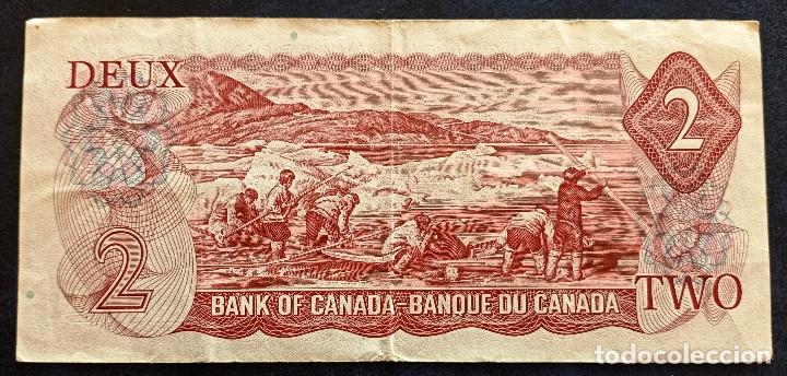 Billetes extranjeros: CANADA BILLETE DE 2 DOLLARS DE 1974 P-86a - Foto 2
