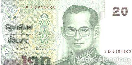 Billetes extranjeros: tailandia billete 20 bath ano 2003 sin circular - Foto 1