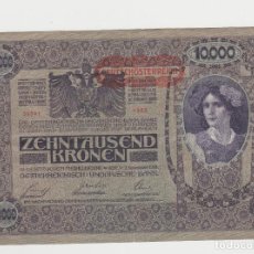 Billetes extranjeros: AUSTRO HUNGARO- 10000 CORONAS- 1918