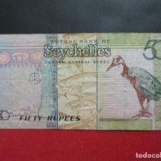 Billetes extranjeros: 50 RUPEES SEYCHELLES BC. Lote 251153990