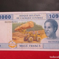Billetes extranjeros: 1000 FRANCOS 2002 ESTADOS DE AFRICA CENTRAL SC. Lote 251323260
