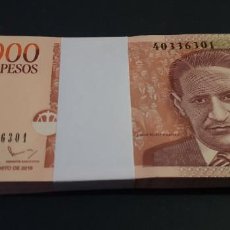 Billetes extranjeros: FAJO DE BILLETES DE 1000 PESOS 2016...COLOMBIA UNC