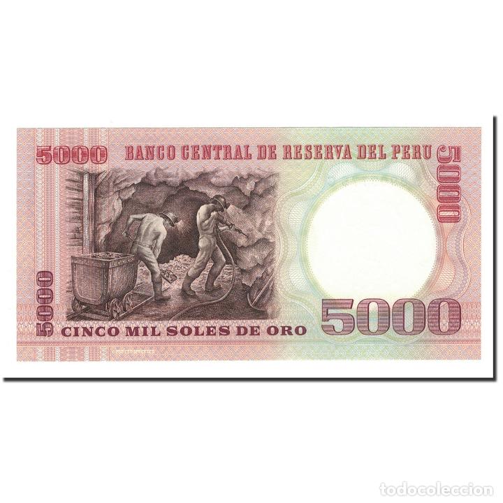 Billetes extranjeros: [#563376] Per&uacute;, 5000 Soles De Oro, UNC - Foto 2
