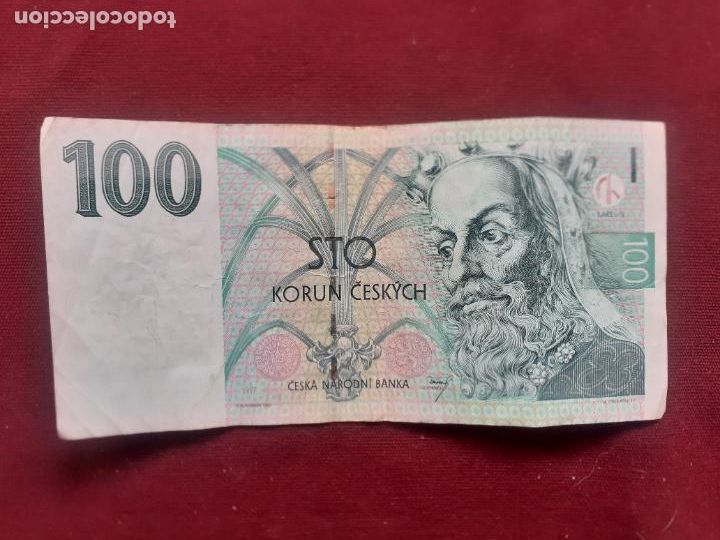 Billetes extranjeros: Rep&uacute;blica Checa. 100 coronas 1997 - Foto 1