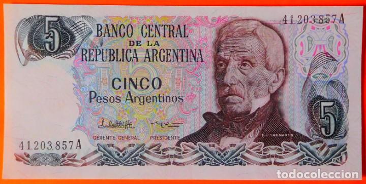 Billetes extranjeros: ARGENTINA, 5 PESOS. (2) - Foto 1