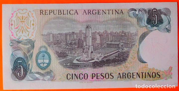 Billetes extranjeros: ARGENTINA, 5 PESOS. (2) - Foto 2