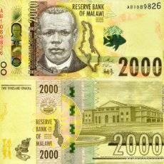 Billetes extranjeros: MALAWI 2000 KWACHA 2016 P-69 UNC (LEER CONDICIONES DE VENTA EN DESCRIPCION)