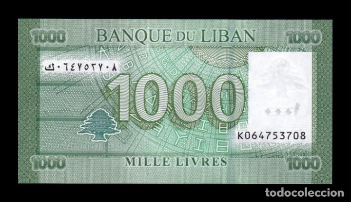 Billetes extranjeros: Libano 1000 Livres 2016 Pick 90c Sc Unc - Foto 2
