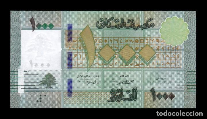 Billetes extranjeros: Libano 1000 Livres 2016 Pick 90c Sc Unc - Foto 1