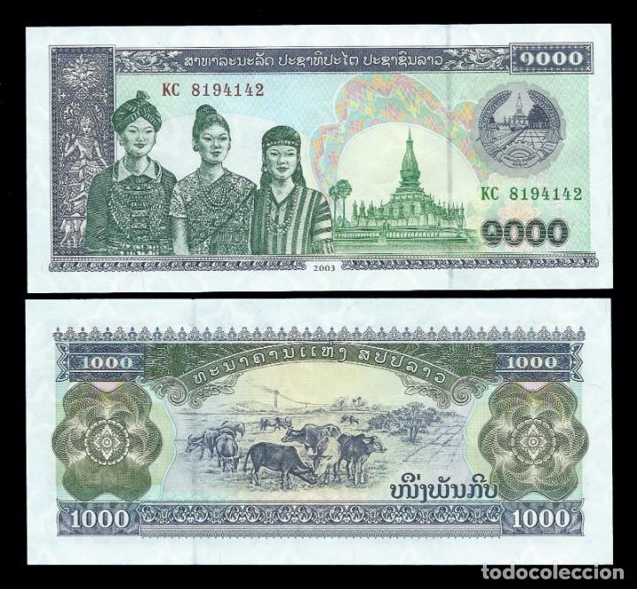 Billetes extranjeros: LAOS - 1.000 KIP DE 2003 - SIN CIRCULAR - Foto 1