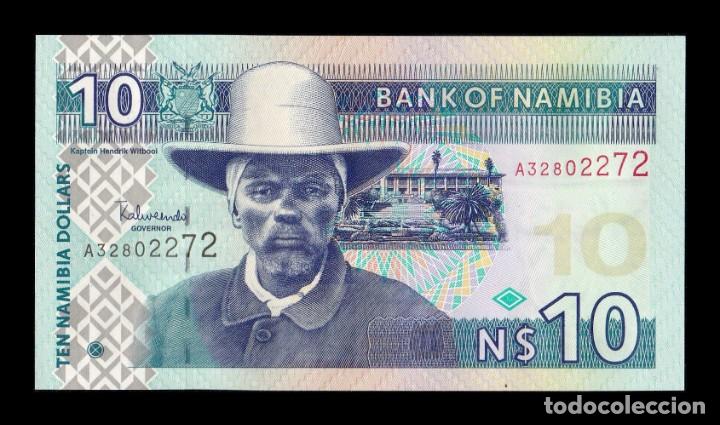 Billetes extranjeros: Namibia 10 Dollars 2001 Pick 4bA (2) SC UNC - Foto 1
