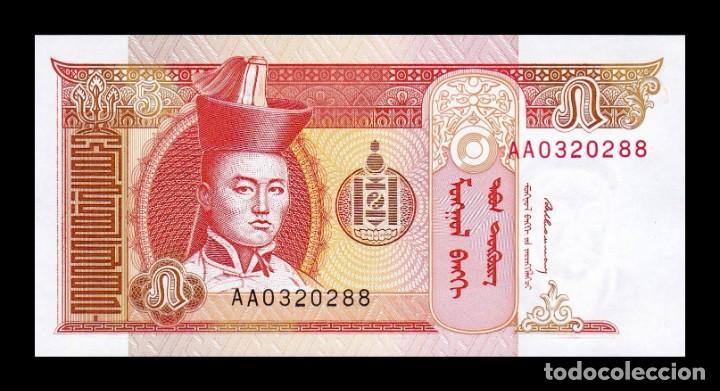 Billetes extranjeros: Mongolia 5 Tugrik 1993 Pick 53 Sc Unc - Foto 1
