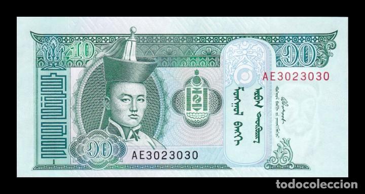 Billetes extranjeros: Mongolia 10 Tugrik 2005 Pick 62c Sc Unc - Foto 1