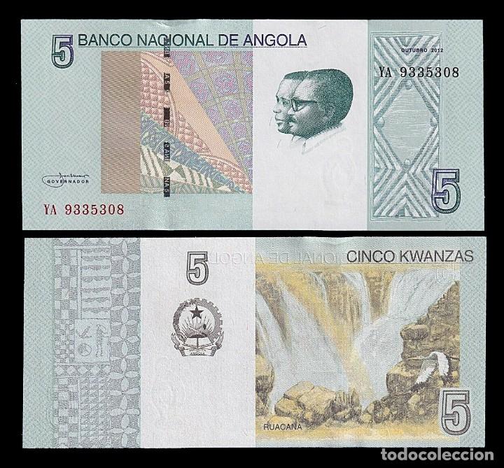 Billetes extranjeros: ANGOLA - 5 KWANZAS DE 2012 - SIN CIRCULAR - Foto 1