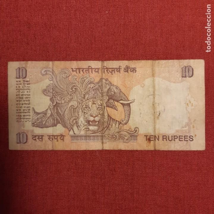 Billetes extranjeros: 10 RUPIAS, INDIA. 2009 (PICK95d) - Foto 2