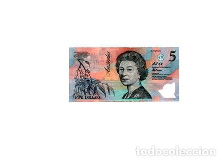 Billetes extranjeros: australia polimero 5 dolares 1992 - Foto 1