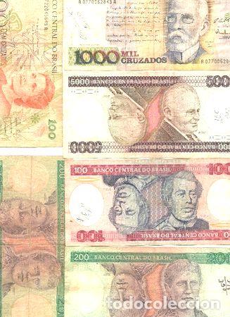 Billetes extranjeros: lote6 billetes del brasil - Foto 1