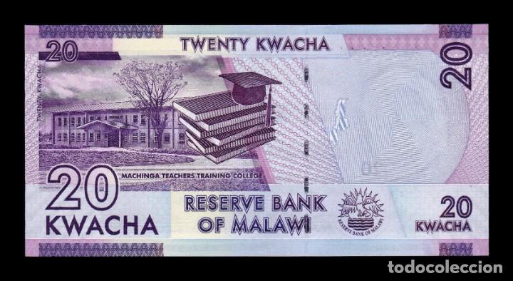 Billetes extranjeros: Malawi 20 Kwacha 2015 Pick 63b SC UNC - Foto 2
