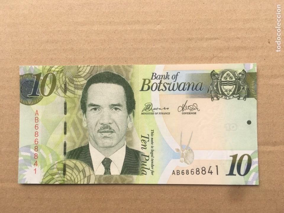 Billetes extranjeros: BOSTWANA - 10 PULA (2010) SC - Foto 1