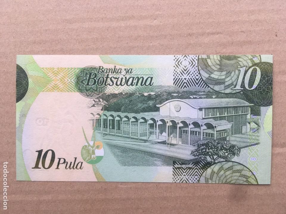 Billetes extranjeros: BOSTWANA - 10 PULA (2010) SC - Foto 2