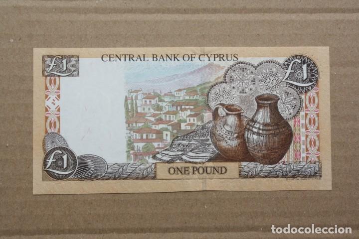 Billetes extranjeros: CHIPRE, 1 LIBRA 1-4-2004 BG937649 SC - Foto 2