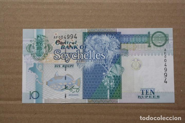Billetes extranjeros: SEYCHELLES - 10 RUPEES 1994 AF004994 SC - Foto 1