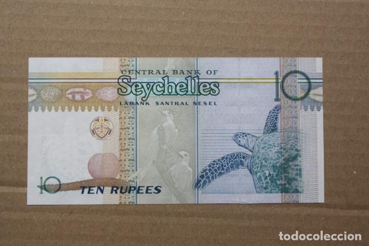 Billetes extranjeros: SEYCHELLES - 10 RUPEES 1994 AF004994 SC - Foto 2