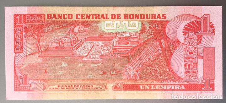 Billetes extranjeros: Honduras. 1 lempira - Foto 2