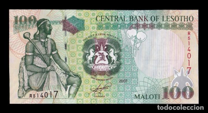 Billetes extranjeros: Lesoto Lesotho 100 Maloti 2007 Pick 19d SC UNC