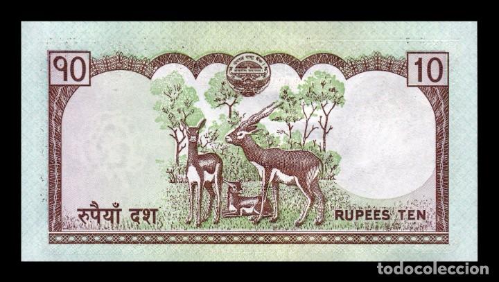 Billetes extranjeros: Nepal 10 Rupias 2010 Pick 61b Sc Unc - Foto 2