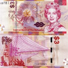 Billetes extranjeros: BAHAMAS 3 DOLLARS 2019 P.NEW UNC (LEER CONDICIONES DE VENTA EN DESCRIPCION)