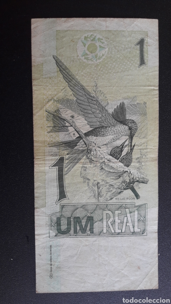 Billetes extranjeros: Billete de brasil a&ntilde;o 1997 , 1 real - Foto 2