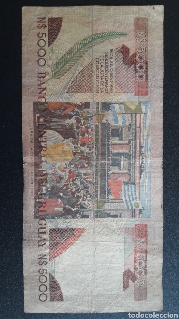 Billetes extranjeros: Billete de uruguay a&ntilde;o 1983 - Foto 2