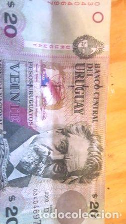 Billetes extranjeros: billetes banco central del uruguay - Foto 1