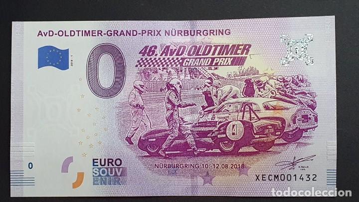 International Banknotes: BILLETE 0 Euro Souvenir 0 &euro; de ALEMANIA: 46 AvD-OLDTIMER-GRAND-PRIX N&Uuml;RBURGRING 2018