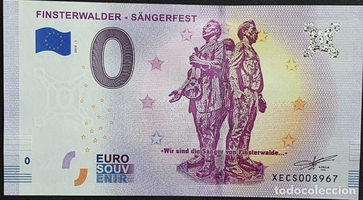 International Banknotes: BILLETE 0 Euro Souvenir 0 &euro; de ALEMANIA: FINSTERWALDER - S&Auml;NGERFEST