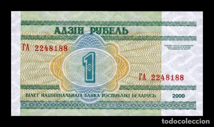 Billetes extranjeros: Bielorrusia 1 Rublo 2000 Pick 21 Sc Unc - Foto 2