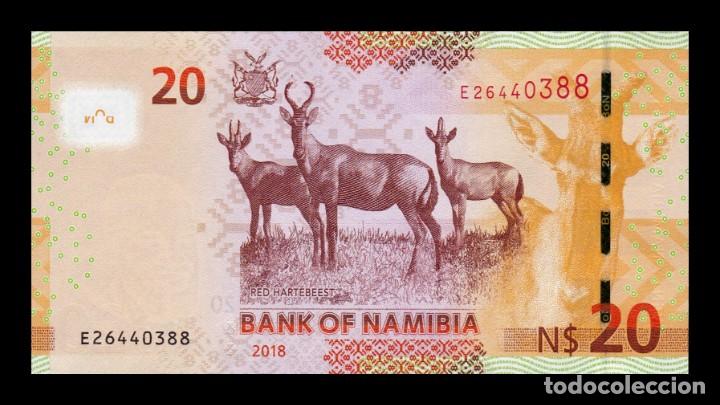 Billetes extranjeros: Namibia 20 Dollars 2018 Pick 17b SC UNC - Foto 2