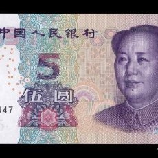 Billetes extranjeros: CHINA 5 YUAN MAO TSE-TUNG 2005 PICK 903A SC UNC