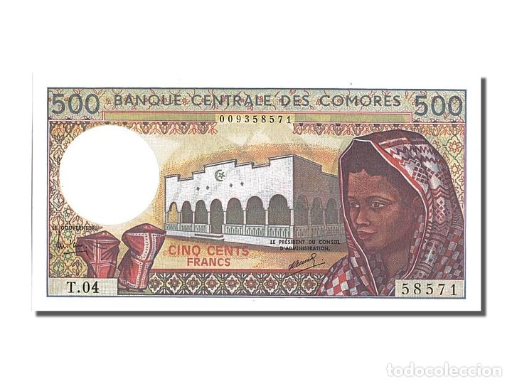Billetes extranjeros: [#202152] Billete, 500 Francs, 1975, Comoras, UNC - Foto 1