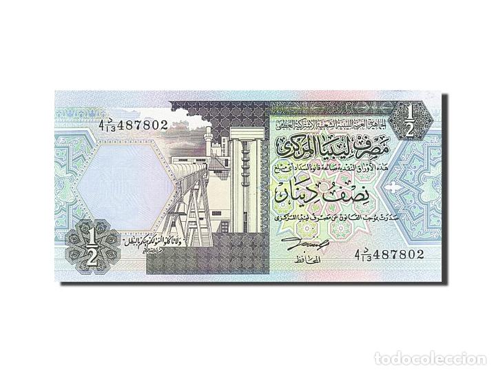 Billetes extranjeros: [#258402] Billete, 1/2 Dinar, 2002, Libia, SC - Foto 1