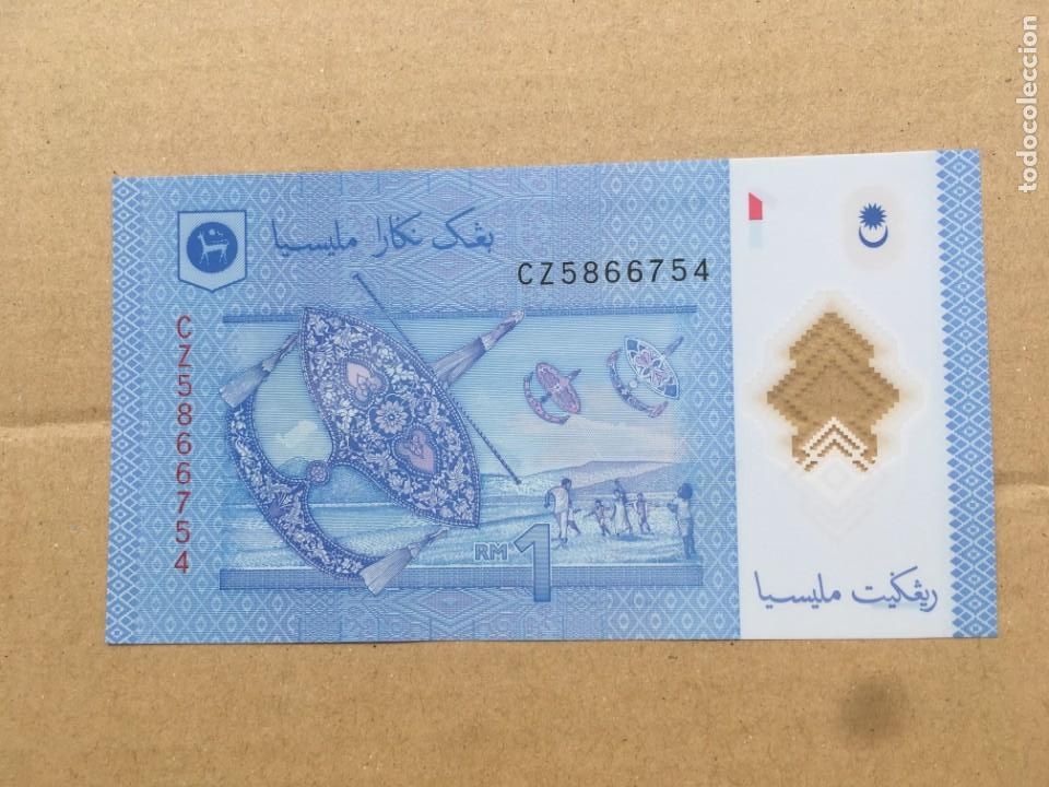 Billetes extranjeros: MALASIA - 1 RINGGIT (2012) SC - Foto 2