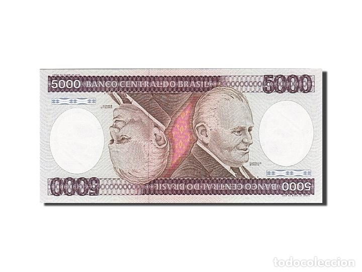 Billetes extranjeros: [#262323] Billete, 5000 Cruzeiros, 1981-1985, Brasil, KM:202c, 1984, UNC