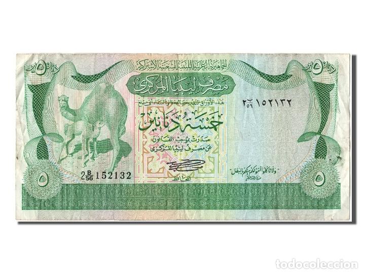 Billetes extranjeros: [#302452] Billete, 5 Dinars, Libia, MBC - Foto 1