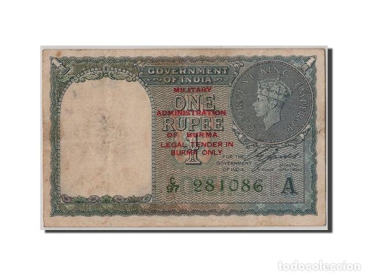 Billetes extranjeros: [#305408] Billete, 1 Rupee, Birmania, BC+ - Foto 1